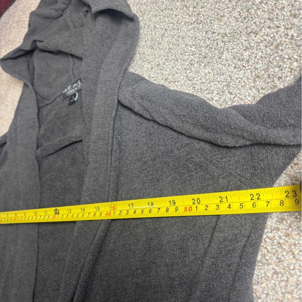 Barefoot Dreams CozyChic Ultra Lite™ Hooded Cardigan Gray Small Loungwear - Picture 14 of 14
